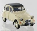 Modèle réduit de voiture Citroën : voiture Citroën crème modèle 2CV 6