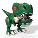 Dinosaure robot Zoomer interactif : Dinosaure robot Zoomer Chomplingz "Z Rex" vert avec os