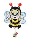 Boîte à musique Bartolucci à ficelle : boîte à musique Bartolucci avec abeille à suspendre au mur