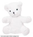 Ours en peluche automate musical avec mécanisme musical à ficelle : ours blanc automate