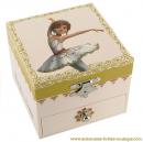 Boîte à bijoux musicale en bois : boîte à bijoux Trousselier avec Félicie, la ballerine du film "Ballerina"