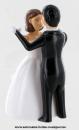 Couple de danseurs automates : danseurs automates valseurs (robe blanche)