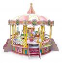 Manège musical miniature sous forme de puzzle 3D : manège musical miniature "Merry-go-round"