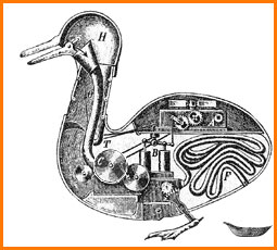 Canard automate de jacques de Vaucanson