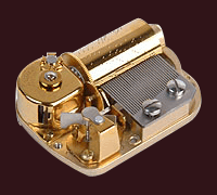 Boîte à Musique à Manivelle 18 Notes - Mécanisme Dans Boîtier Carton, Mélodie "La Moldau" (Smetana) - Son Feutré, Interprétation Libre